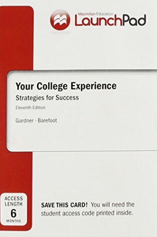 Cover of Launchpad for Your College Experience (Six Month Access)