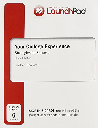 Book cover for Launchpad for Your College Experience (Six Month Access)