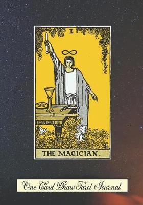 Book cover for The Magician One Card Draw Tarot Journal