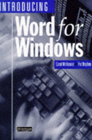 Cover of Introducing Word For Windows