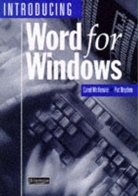 Book cover for Introducing Word For Windows