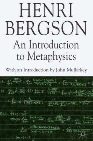 Cover of An Introduction to Metaphysics