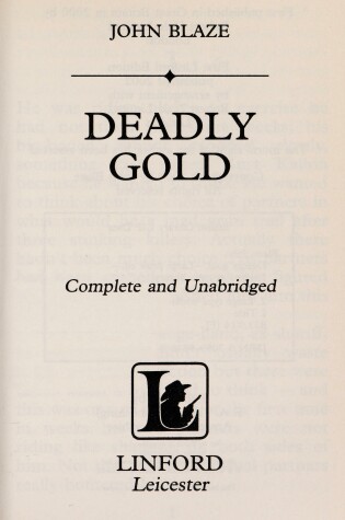 Cover of Deadly Gold