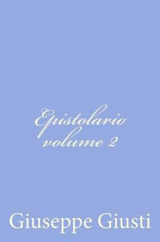 Cover of Epistolario volume II