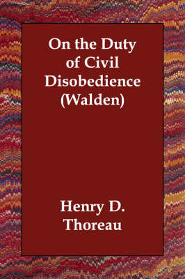 Book cover for On the Duty of Civil Disobedience (Walden)