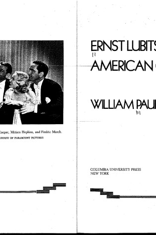 Cover of Ernst Lubitsch's American Comedy