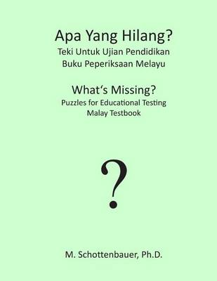 Book cover for APA Yang Hilang? Teki Untuk Ujian Pendidikan