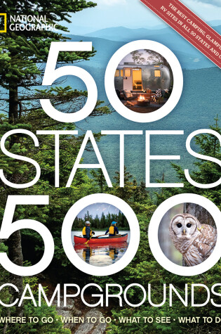 Cover of 50 States, 500 Campgrounds