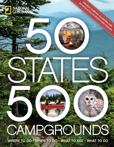 Book cover for 50 States, 500 Campgrounds