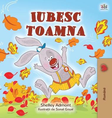 Book cover for I Love Autumn (Romanian children's book)
