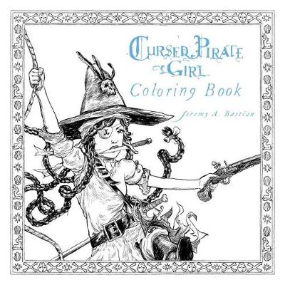 Book cover for Cursed Pirate Girl Coloring Book