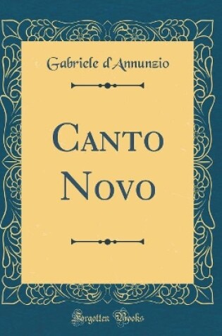 Cover of Canto Novo (Classic Reprint)