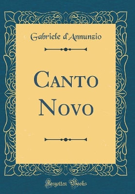 Book cover for Canto Novo (Classic Reprint)