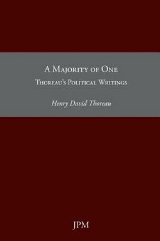 Cover of A Majority of One