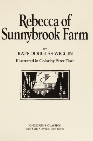 Cover of Rebecca of Sunnybrook Farm