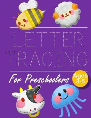 Book cover for Letter Tracing for Preschoolers BEE JELLYFISH