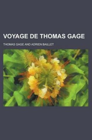 Cover of Voyage de Thomas Gage