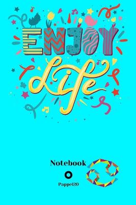 Book cover for Dot Grid Notebook Cancer Sign Cover Color Aqua 160 pages 6x9-Inches