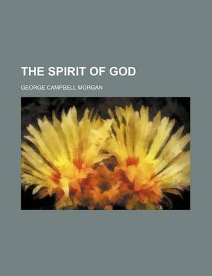 Book cover for The Spirit of God