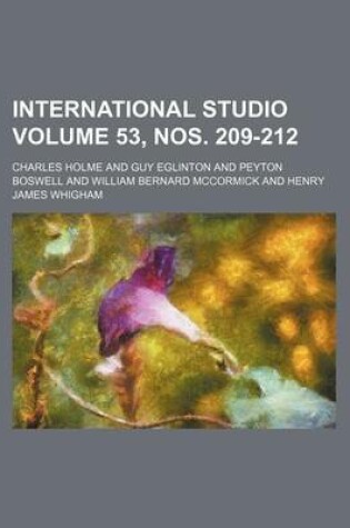 Cover of International Studio Volume 53, Nos. 209-212