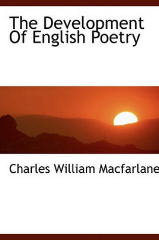 Cover of The Development of English Poetry