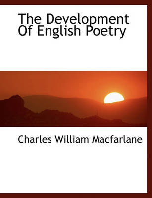 Book cover for The Development of English Poetry