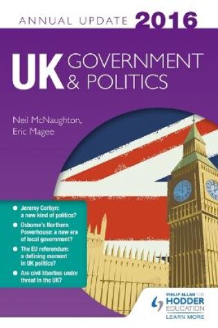 Cover of UK Government & Politics Annual Update 2016