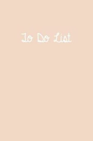 Cover of To Do List Beige