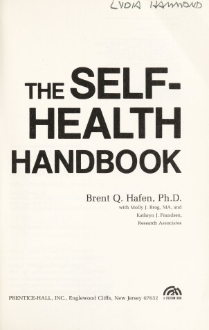 Book cover for Self Health Handbook