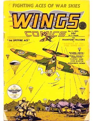 Book cover for Wings Comics 4