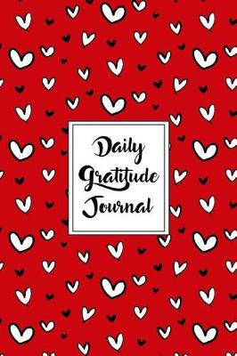 Cover of Gratitude Journal Scribbly Hearts Pattern 14