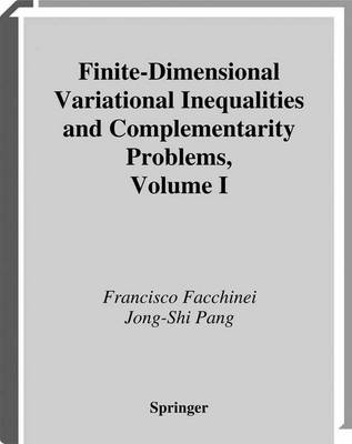 Book cover for Finite-Dimensional Variational Inequalities and Complementarity Problems