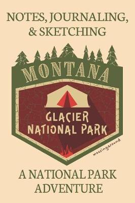 Book cover for Notes Journaling & Sketching Montana Glacier National Park Moosing Around