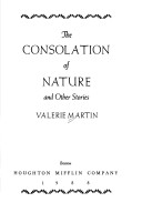 Book cover for The Consolation of Nature, and Other Stories
