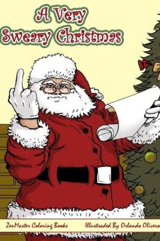 Cover of A Very Sweary Christmas Adult Coloring Book