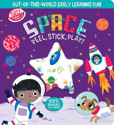 Book cover for Easy Peely Space - Peel, Stick, Play!