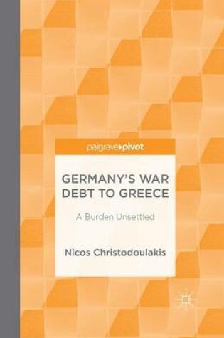 Cover of Germany's War Debt to Greece