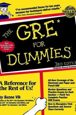 Cover of The GRE For Dummies