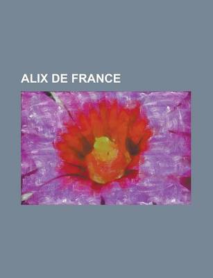 Book cover for Alix de France