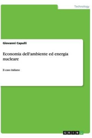 Cover of Economia dell'ambiente ed energia nucleare