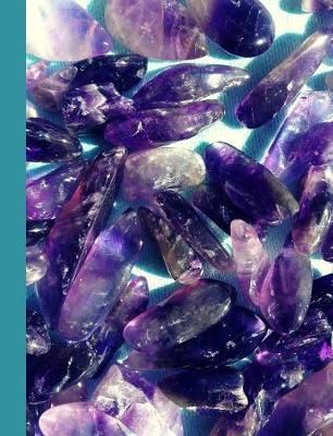 Cover of The Sun Shines on Amethyst Stones with Turquoise Background