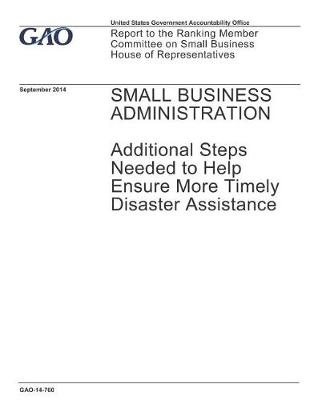 Book cover for GAO-14-760; Small Business Administration