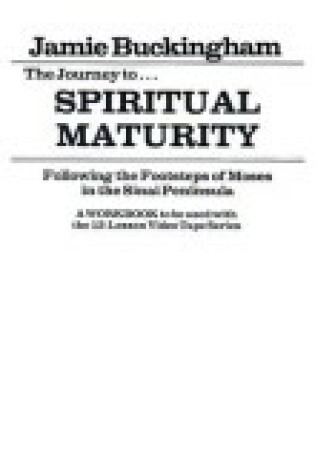 Cover of Journey Spiritual Matur-Workbk