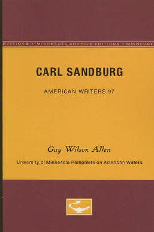 Cover of Carl Sandburg - American Writers 97