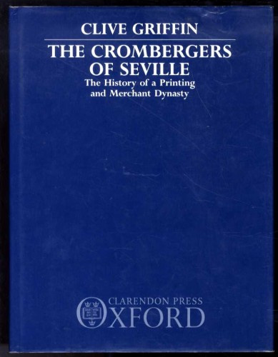 Book cover for The Crombergers of Seville