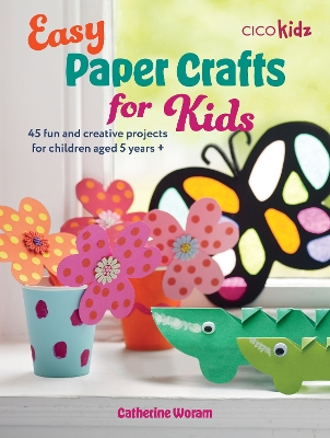 Book cover for Easy Paper Crafts for Kids