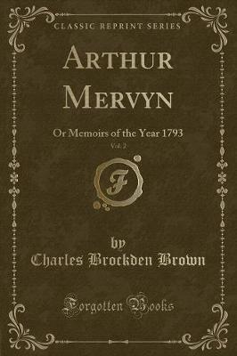 Book cover for Arthur Mervyn, Vol. 2