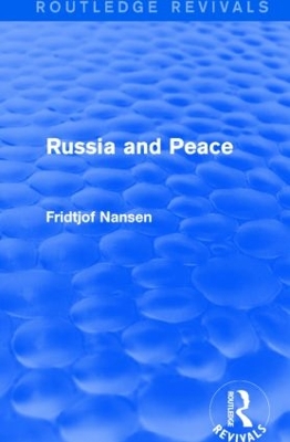 Book cover for Russia and Peace