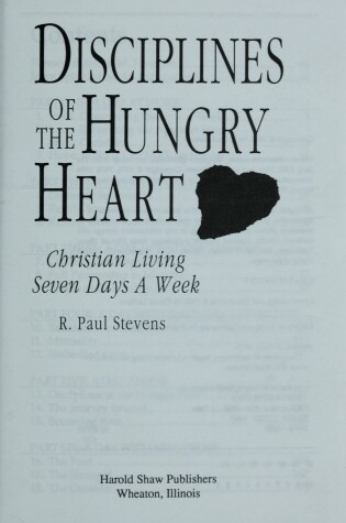 Cover of Disciplines of the Hungry Heart