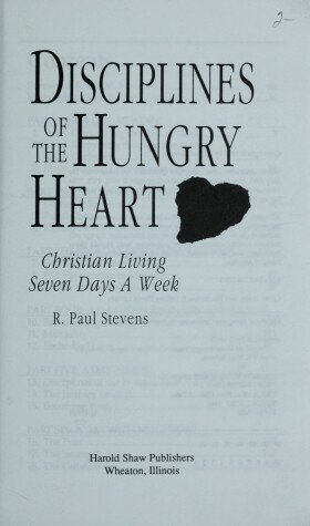 Book cover for Disciplines of the Hungry Heart